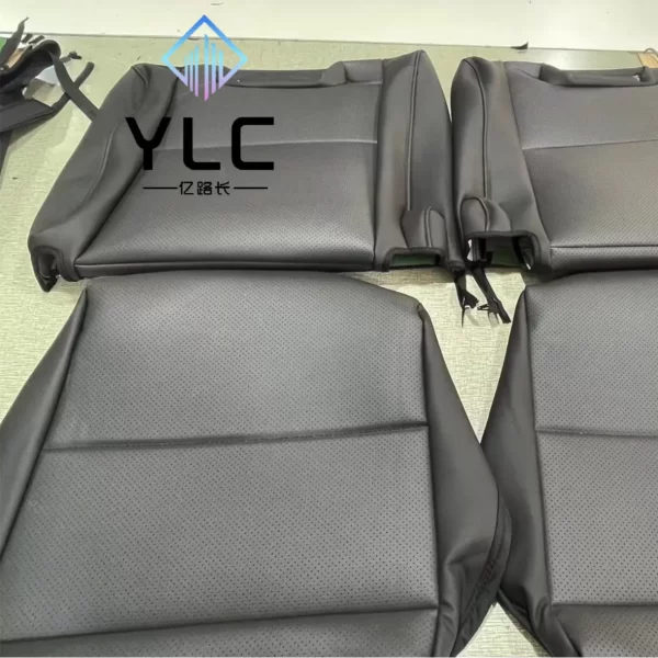 Single Front Wholesale Luxury Waterproof Leather 3D Red Black Gray Brown Car Seat Cover in Stock