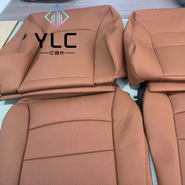Waterproof  Nappa Leather Custom Car Seat Covers Full Set Universal Luxury Car Seat Cushions 9 Pcs for Cars