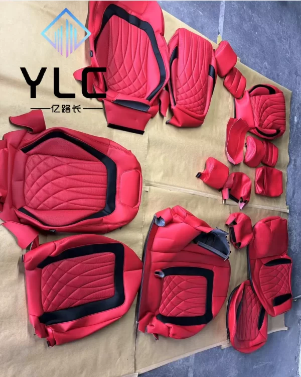 Factory Luxury Original Car Seat Cover Diamond Stitching Custom Fit Leather Car Seat for Benz G Class G500 W463 W464 G63 G65 - Image 4