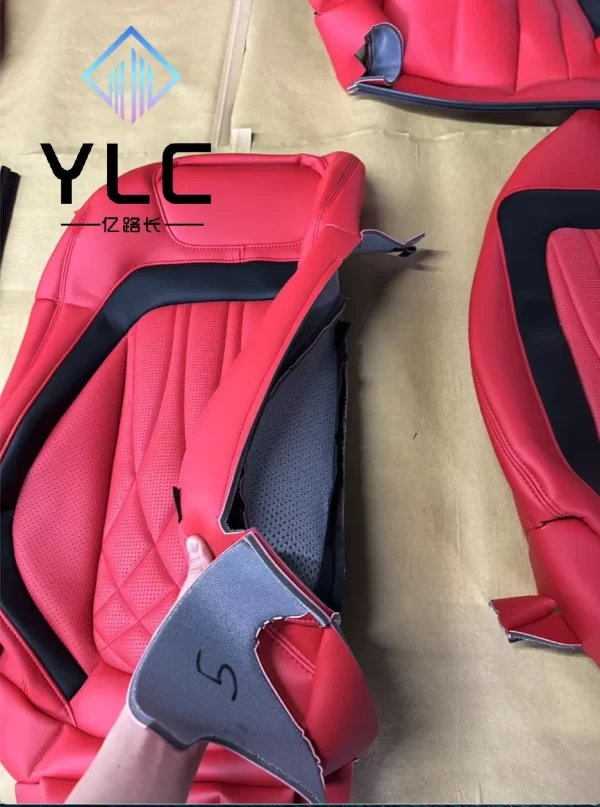 Factory Luxury Original Car Seat Cover Diamond Stitching Custom Fit Leather Car Seat for Benz G Class G500 W463 W464 G63 G65 - Image 5