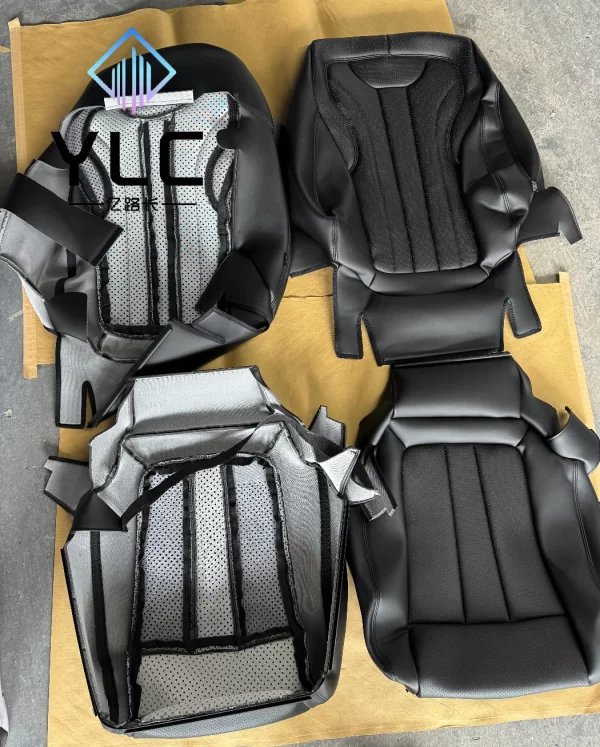 Universal Nappa Leather Car Seat Covers Full Set for BMW X1 Skoda Fabia 2 Accessories