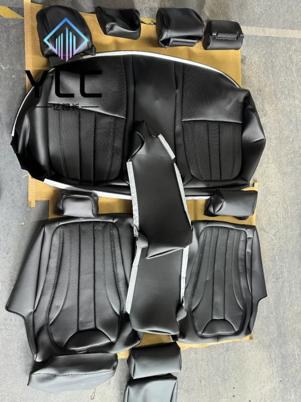 Universal Nappa Leather Car Seat Covers Full Set for BMW X1 Skoda Fabia 2 Accessories - Image 2