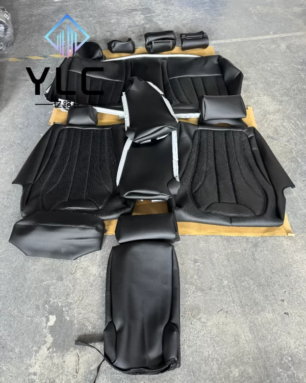 Universal Nappa Leather Car Seat Covers Full Set for BMW X1 Skoda Fabia 2 Accessories - Image 3
