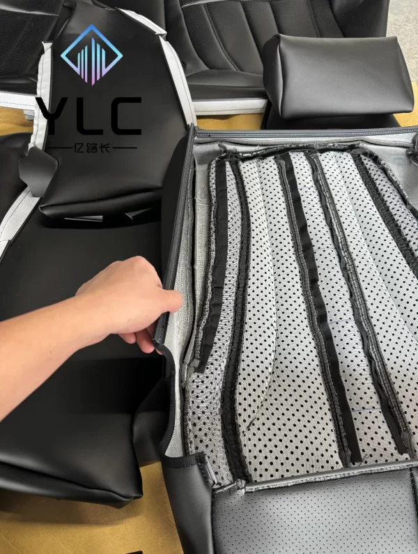 Universal Nappa Leather Car Seat Covers Full Set for BMW X1 Skoda Fabia 2 Accessories - Image 4