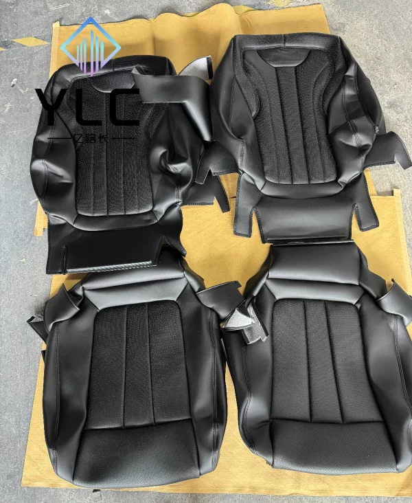 Universal Nappa Leather Car Seat Covers Full Set for BMW X1 Skoda Fabia 2 Accessories - Image 5