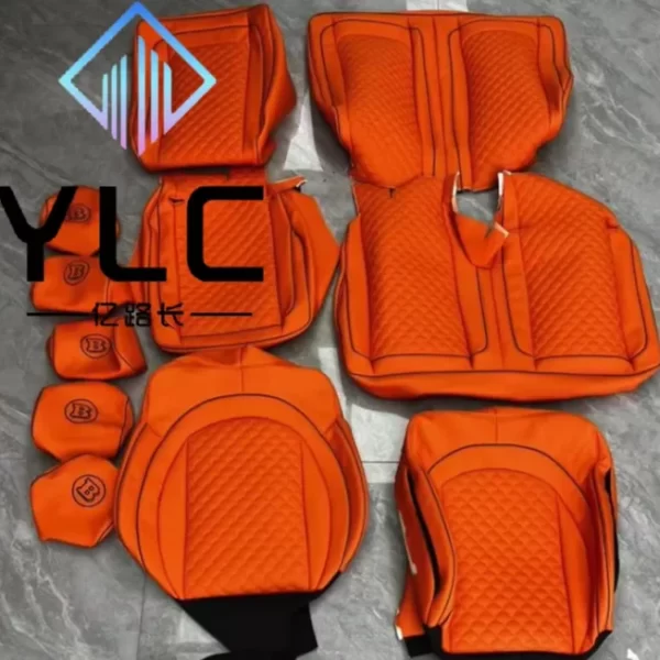 Waterproof Nappa Leather Custom Car Seat Covers Full Set Universal Luxury Car Seat Cushions 5 Pcs for Cars