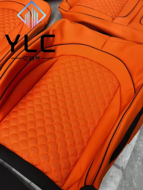 Waterproof Nappa Leather Custom Car Seat Covers Full Set Universal Luxury Car Seat Cushions 5 Pcs for Cars - Image 2