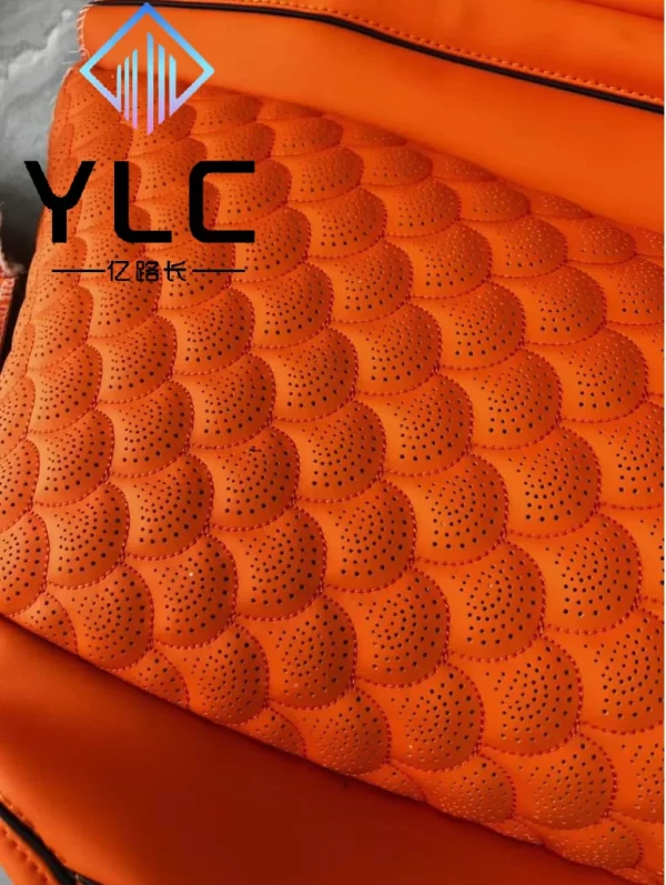 Waterproof Nappa Leather Custom Car Seat Covers Full Set Universal Luxury Car Seat Cushions 5 Pcs for Cars - Image 4