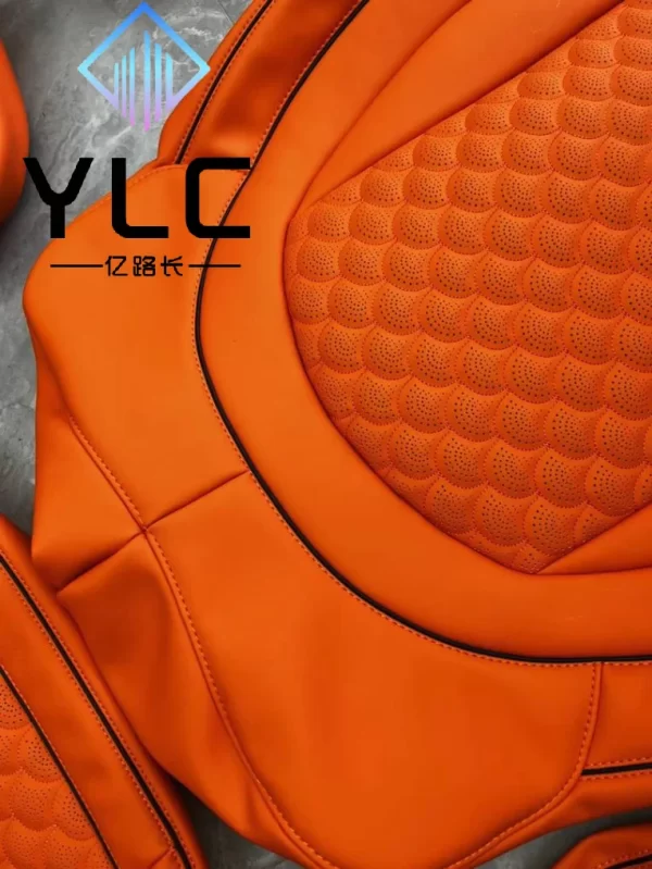 Waterproof Nappa Leather Custom Car Seat Covers Full Set Universal Luxury Car Seat Cushions 5 Pcs for Cars - Image 5