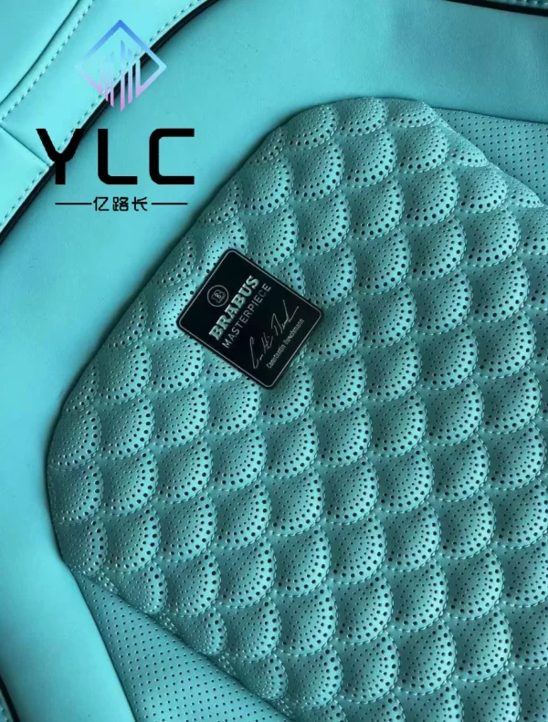 Factory New Design Luxury Original Car Seat Cover Diamond Stitching Custom Fit Leather Car Seat Covers for Mercedes Benz G63 - Image 2