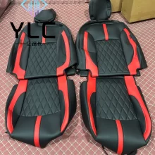 Factory Luxury Original Car Seat Cover Diamond Stitching Custom Fit Leather Car Seat for Benz G Class G500 W463 W464 G63 G65