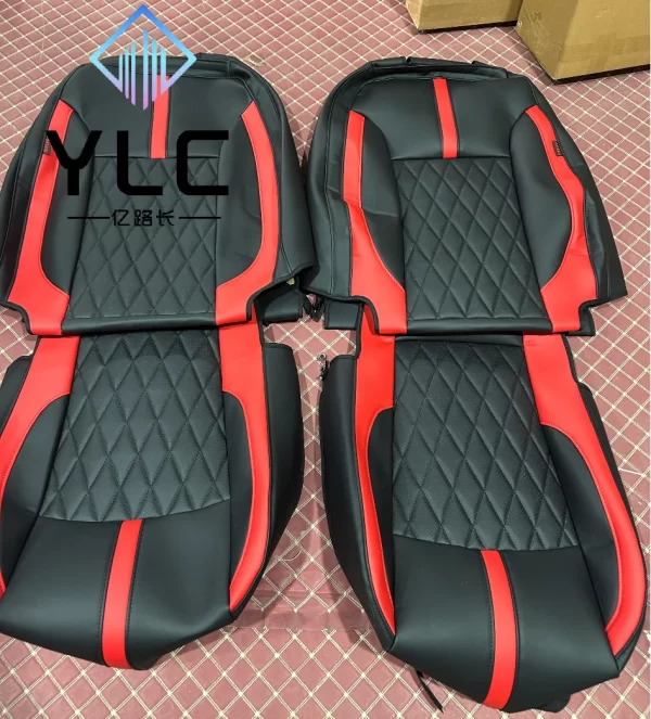 Factory Luxury Original Car Seat Cover Diamond Stitching Custom Fit Leather Car Seat for Benz G Class G500 W463 W464 G63 G65 - Image 4