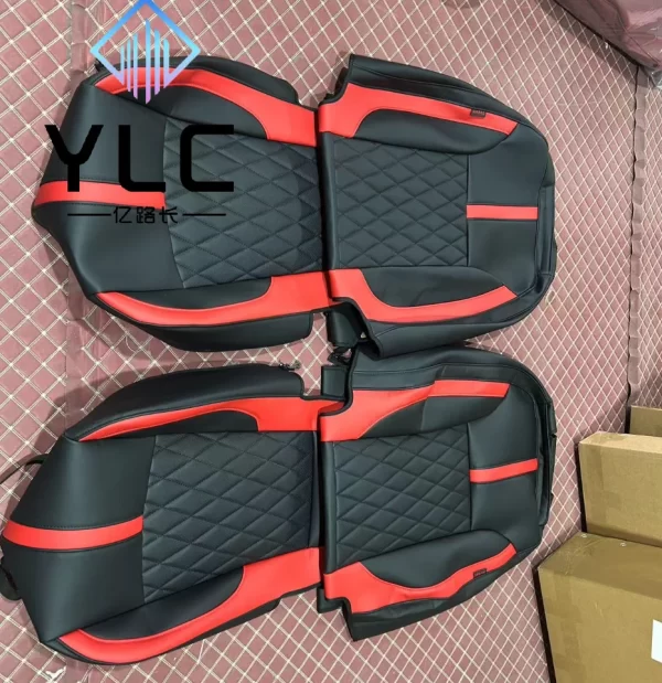 Factory Luxury Original Car Seat Cover Diamond Stitching Custom Fit Leather Car Seat for Benz G Class G500 W463 W464 G63 G65 - Image 5