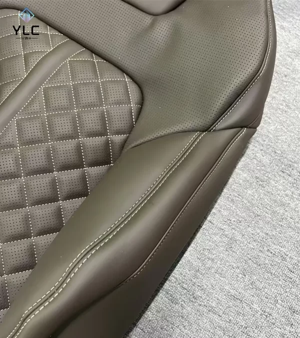 Customized Full Set Breathable Leather Car Seat Covers Universal Fit for Audi Car Seat Protector Cover - Image 4