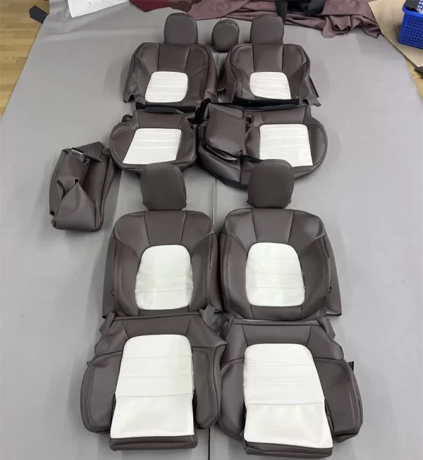 YLA Porsche Panamera Luxury Full Set Leather Seat Cover Whole Car Interior Leather Wrapping for Porsche Panamera 970 971