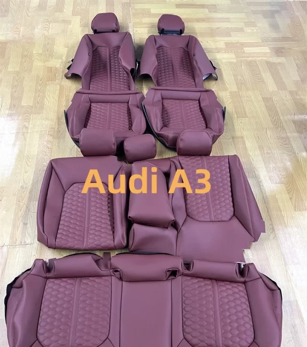 YLA Factory Wholesale Seat Protector Car Interior Accessories Leather Custom Car Seat Covers for AUDI - Image 2