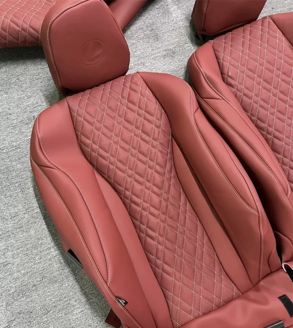 YLA  Car Seat Covers Full Set Luxury Modified Auto Vehicle Interior Decoration Seat Cover for lexus audi benz Seat Cover - Image 2