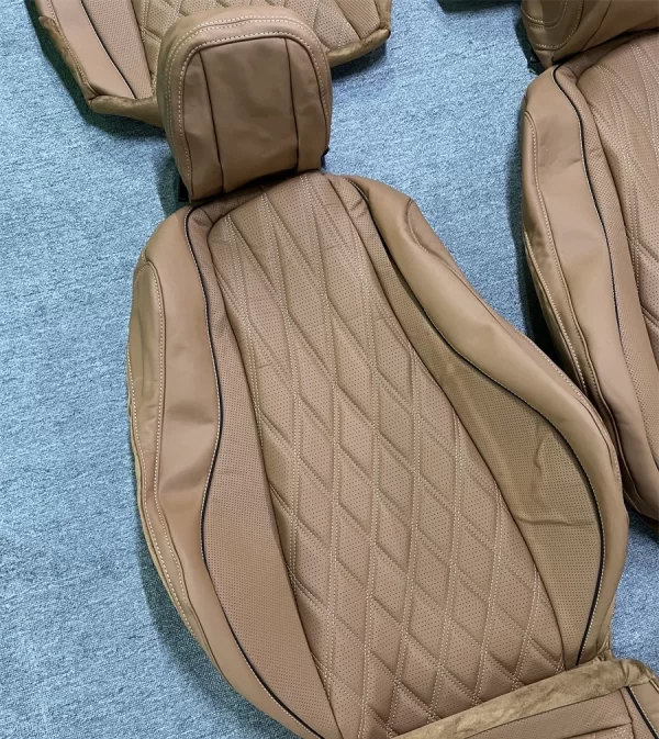 YLA Factory Wholesale Luxury Full Set Leather Car Seat Covers Durable Interior Accessories for benz Gls - Image 3