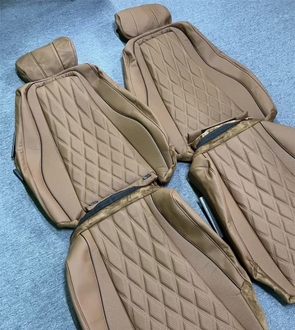 YLA Factory Wholesale Luxury Full Set Leather Car Seat Covers Durable Interior Accessories for benz Gls - Image 4