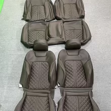 YLA Original Car Seat Cover Car Interior Accessories Custom Velvet Fabric Leather Car Seat Covers for audi