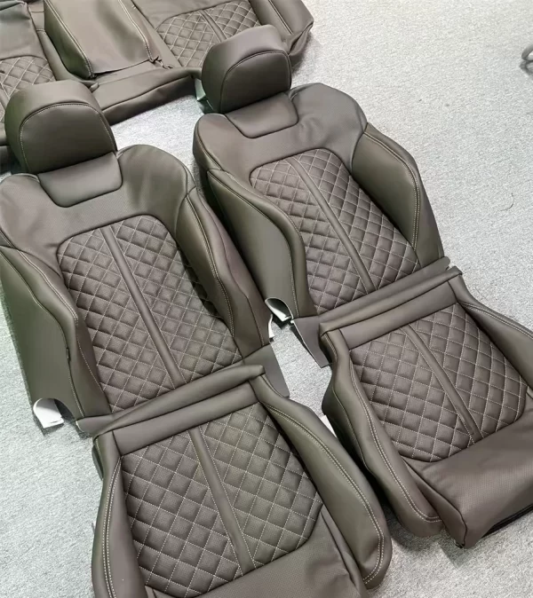 YLA Original Car Seat Cover Car Interior Accessories Custom Velvet Fabric Leather Car Seat Covers for audi - Image 3
