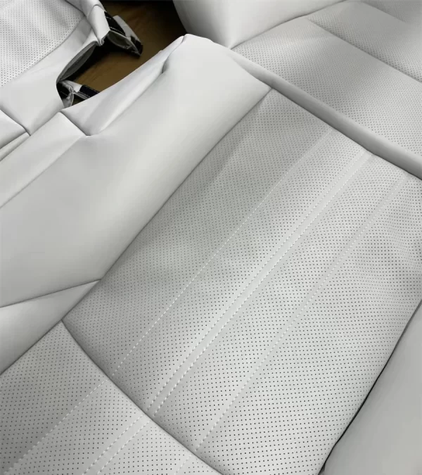YLA Hot Selling Luxury Leather Car Seat Cushion Full Set Four Season Universal Car Seat Cover Set - Image 5