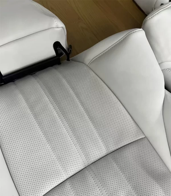 YLA Hot Selling Luxury Leather Car Seat Cushion Full Set Four Season Universal Car Seat Cover Set - Image 6