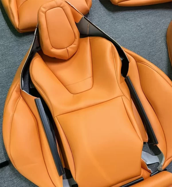 YLA Factory Whole Full Set Seat Protector Car Interior Accessories Leather Custom Car Seat Covers Wellfit for Tesla - Image 5