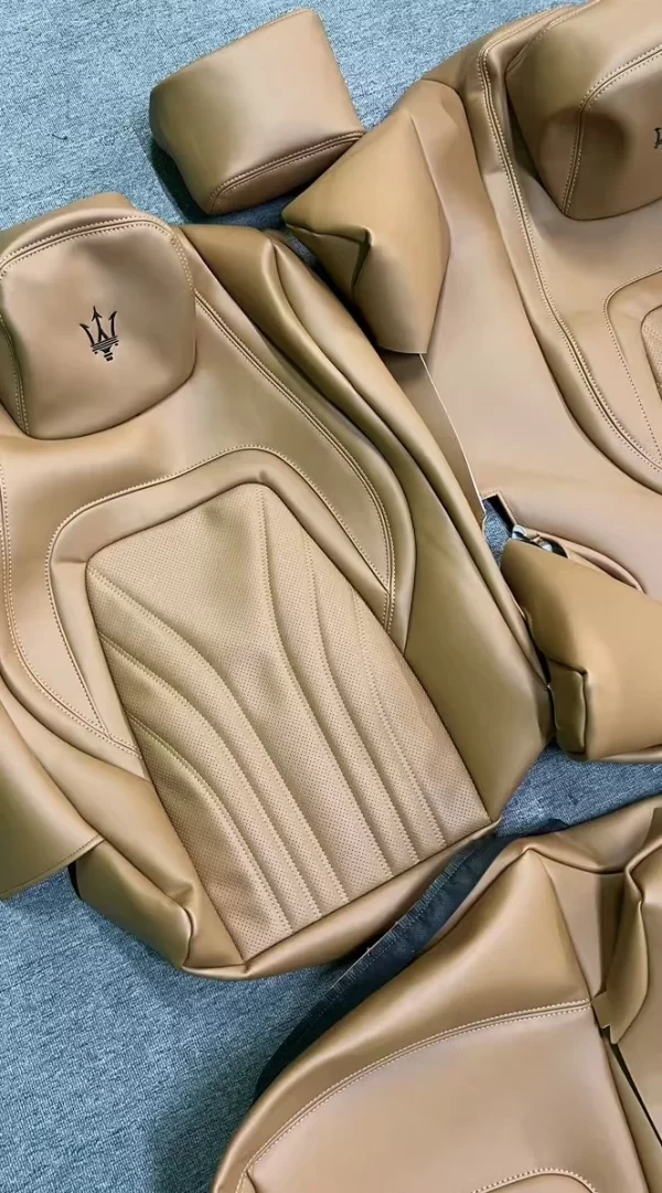 YLA Factory Customized Wholesale Luxury Fashion Car Interior Accessories Comfortable Leather Car Seat Covers for Maserati - Image 2