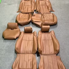 YLA Customized Full Set Breathable Leather Car Seat Covers Universal Fit for Land Rover Car Seat Protector Cover