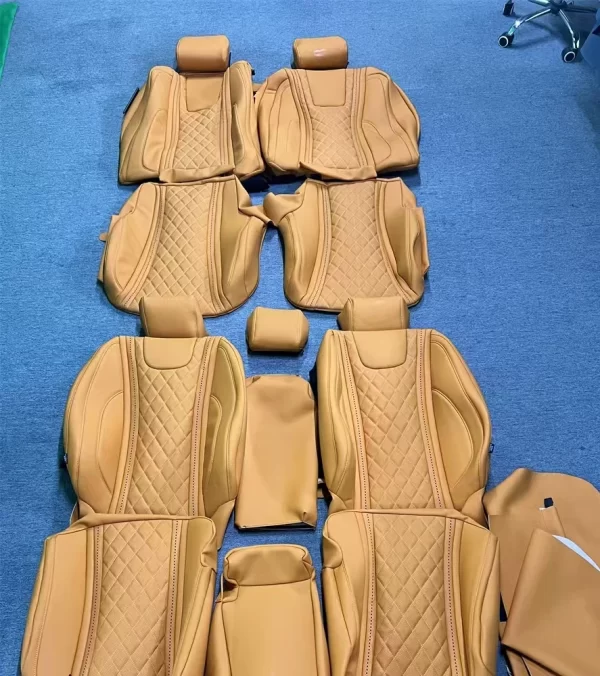 YLA Customized Luxury Leather Car Seats Cover Full Set Waterproof Universal Auto Seat Covers 100%Tested Seat Protector - Image 6