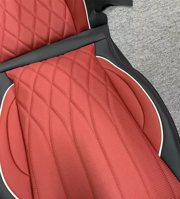 YLA All-inclusive Luxury Diamond Design Leather Car Seat Cover New Full Surround Car Seat Covers for audi toyota benz - Image 2