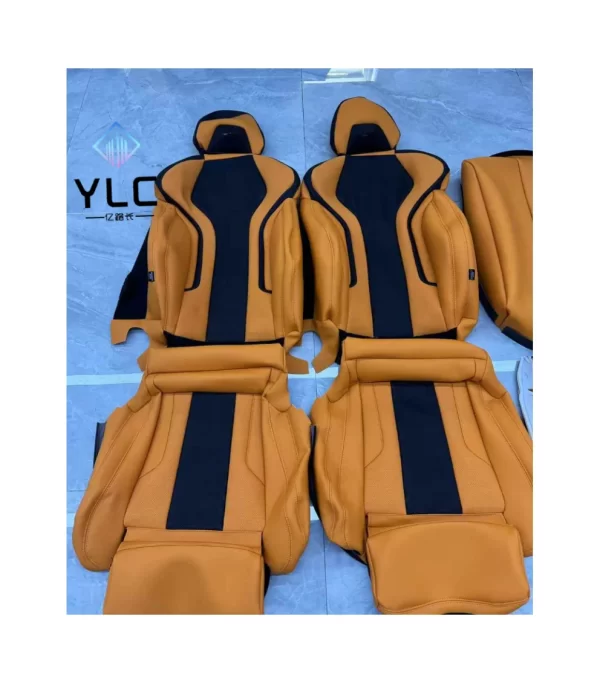 For bmw X3 X5 X6 M3 M5 Series Upgrade M Car Interior Accessories Sports Racing Bucket Seat Custom Leather Cover and Sponge