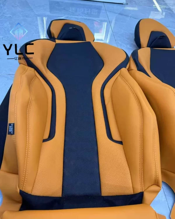 For bmw X3 X5 X6 M3 M5 Series Upgrade M Car Interior Accessories Sports Racing Bucket Seat Custom Leather Cover and Sponge - Image 3