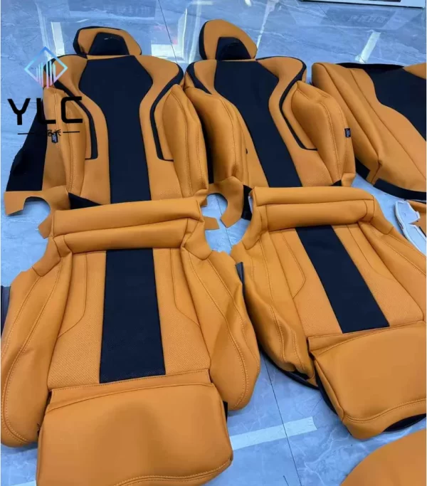 For bmw X3 X5 X6 M3 M5 Series Upgrade M Car Interior Accessories Sports Racing Bucket Seat Custom Leather Cover and Sponge - Image 4